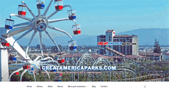 Desktop Screenshot of greatamericaparks.com